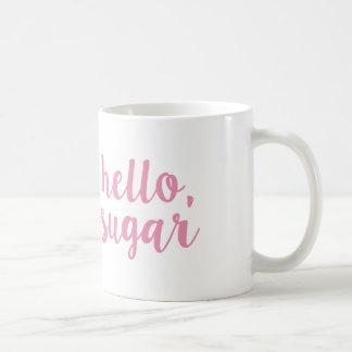 こんにちは砂糖のマグ コーヒーマグカップ