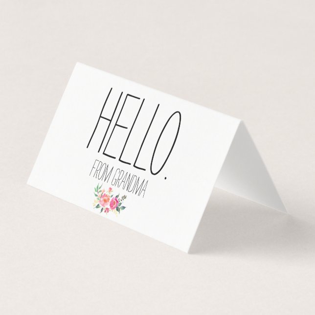 こんにちは祖母から (正面)