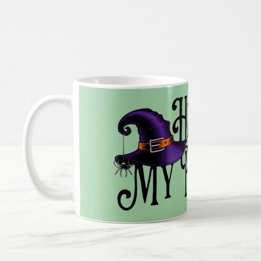 こんにちは私の先生魔女の帽子 コーヒーマグカップ (左)