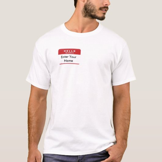 こんにちは私の名前はあります…. Tシャツ (正面)