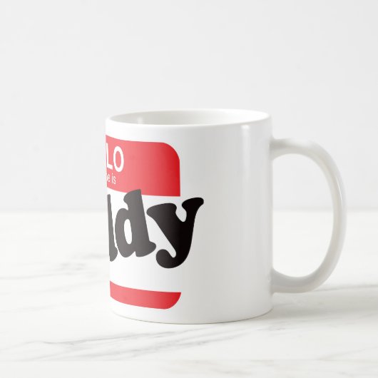 こんにちは私の名前はお父さんです コーヒーマグカップ (右)