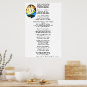 こんにちは私の名前はイエスの詩のポスター ポスター (キッチン)