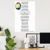 こんにちは私の名前はイエスの詩のポスター ポスター (ホームオフィス)