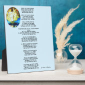 こんにちは私の名前はイエスの詩 フォトプラーク (側面)