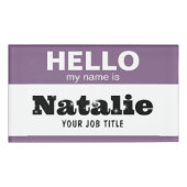 こんにちは私の名前はカスタマイズ看護学生ナース 名札 (正面)