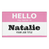 こんにちは私の名前はカスタマイズ看護学生ナース 名札 (正面)