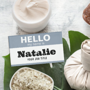 こんにちは私の名前はカスタマイズ看護学生ナース 名札