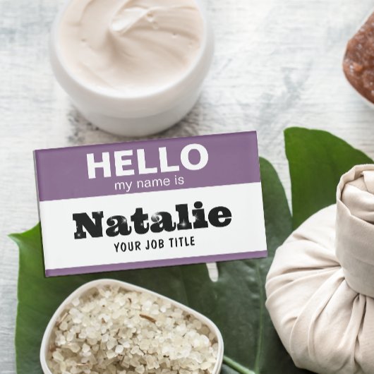 こんにちは私の名前はカスタマイズ看護学生ナース 名札