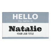 こんにちは私の名前はカスタマイズ看護学生ナース 名札 (正面)