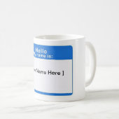 こんにちは私の名前はコップです コーヒーマグカップ (正面右)