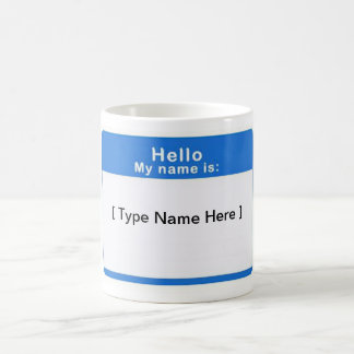 こんにちは私の名前はコップです コーヒーマグカップ