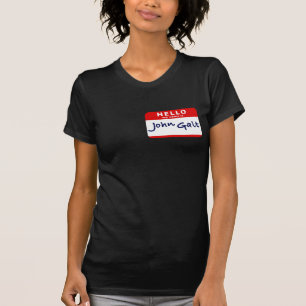 こんにちは私の名前はジョンGaltです Tシャツ