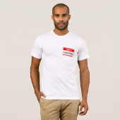 こんにちは私の名前はステッ素晴らしカー Tシャツ (正面フル)