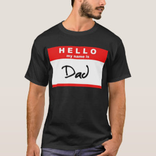 こんにちは私の名前はパパです Tシャツ