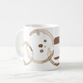 こんにちは私の名前はパパ名札コーヒーリングや輪おもしろい コーヒーマグカップ (正面左)