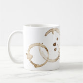 こんにちは私の名前はパパ名札コーヒーリングや輪おもしろい コーヒーマグカップ (左)