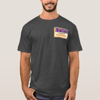 こんにちは私の名前はパンプキンメンズTシャツ Tシャツ