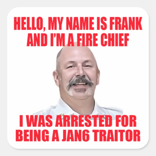 こんにちは私の名前はフランク スクエアシール (正面)