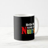 こんにちは私の名前はヘイナース コーヒーマグカップ (正面右)