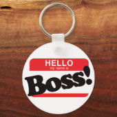 こんにちは私の名前はボス キーホルダー (正面)