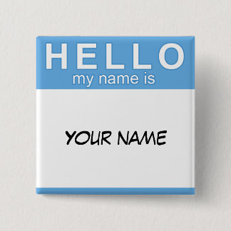 こんにちは私の名前はボタンです 缶バッジ