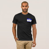 こんにちは私の名前はルーシーはです(青い) Tシャツ (正面フル)