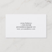 こんにちは私の名前はレトロの名刺です 名刺 (裏面)