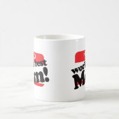 こんにちは私の名前は世界で最も最高のなお母さんです コーヒーマグカップ (中央)
