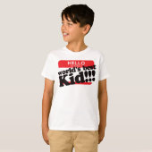 こんにちは私の名前は世界の最高の子 Tシャツ (正面フル)