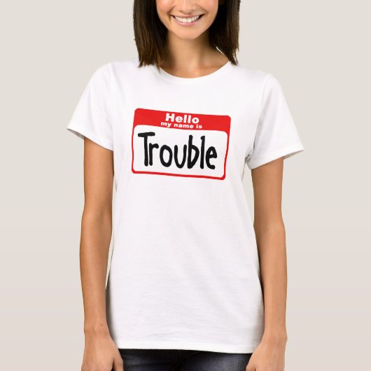 こんにちは私の名前は悩みです Tシャツ (正面)