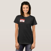 こんにちは私の名前は次のとおりです: Overthinkingの忙しいカスタム Tシャツ (正面フル)