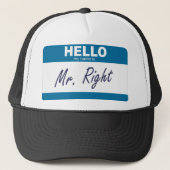 こんにちは私の名前は氏権利です キャップ (正面)