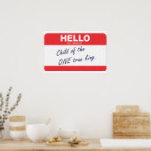 こんにちは私の名前は真の王の子である ポスター (キッチン)