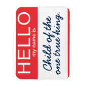 こんにちは私の名前は真の王の子である マグネット (縦)