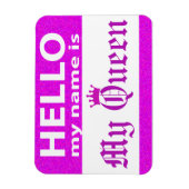 こんにちは私の名前は私の女王 マグネット (縦)