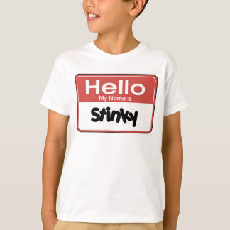 こんにちは私の名前は臭い Tシャツ