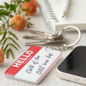 こんにちは私の名前は1人の本当王の子供です キーホルダー (正面右)