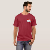 こんにちは私の名前はBrennanはです(赤い) Tシャツ (正面フル)