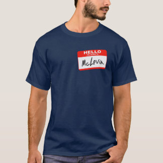 こんにちは私の名前はMcLovinです Tシャツ
