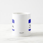 こんにちは私の名前はStephanieはです(青い) コーヒーマグカップ (中央)
