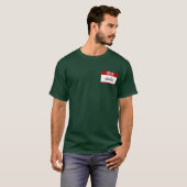 こんにちは私の名前はXanderはです(赤い) Tシャツ (正面フル)