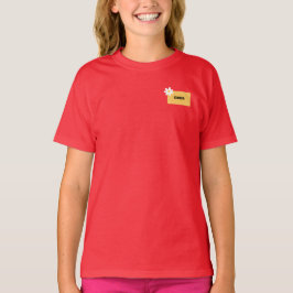 こんにちは私の名前タグチーム建物活動衣装 Tシャツ