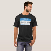 こんにちは私の名前素晴らし Tシャツ (正面フル)
