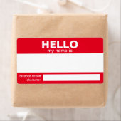 こんにちは私の名前….イベントバッジ/シール/ラベル ラベル (インサイチュ)