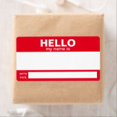 こんにちは私の名前….イベントバッジ/シール/ラベル ラベル (インサイチュ)