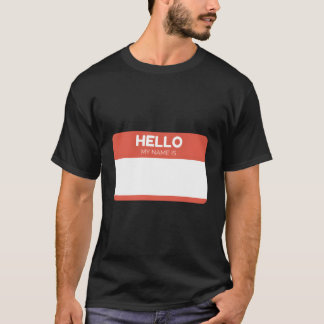 こんにちは私の名前 – カスタムデザイン Tシャツ