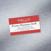 こんにちは私の名前 マグネット名刺 (インサイチュ)