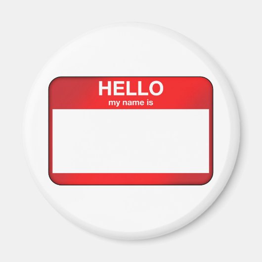 こんにちは私の名前… マグネット (正面)