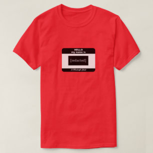 こんにちは私の名前 – A MisterPシャツ(色) Tシャツ
