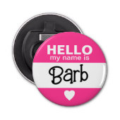 こんにちは私の名前 – Pink – ハロウィンカスタムの衣装 栓抜き (正面)